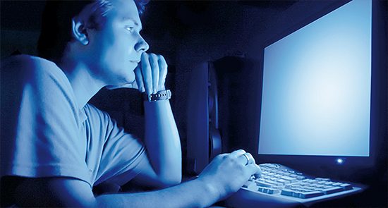 Zu viel blaues Licht Zu viel blaues Licht